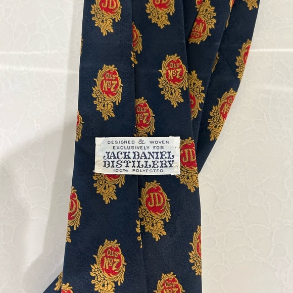 VTG Jack Daniel's Distillery JD No 7 Neck Tie NICE WOW - Picture 4 of 4